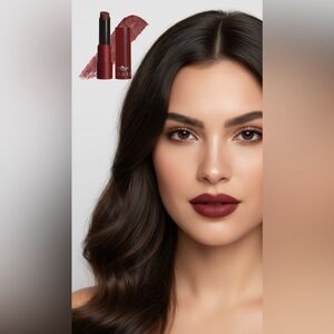 NEW - Black Cherry - Italia Deluxe Mousse Matte Lipstick Single